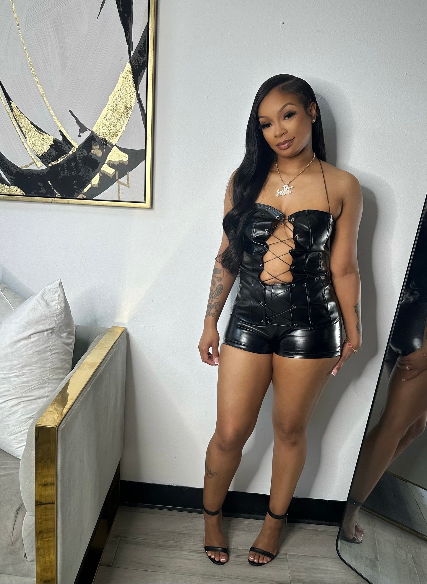 Paige Leather Set