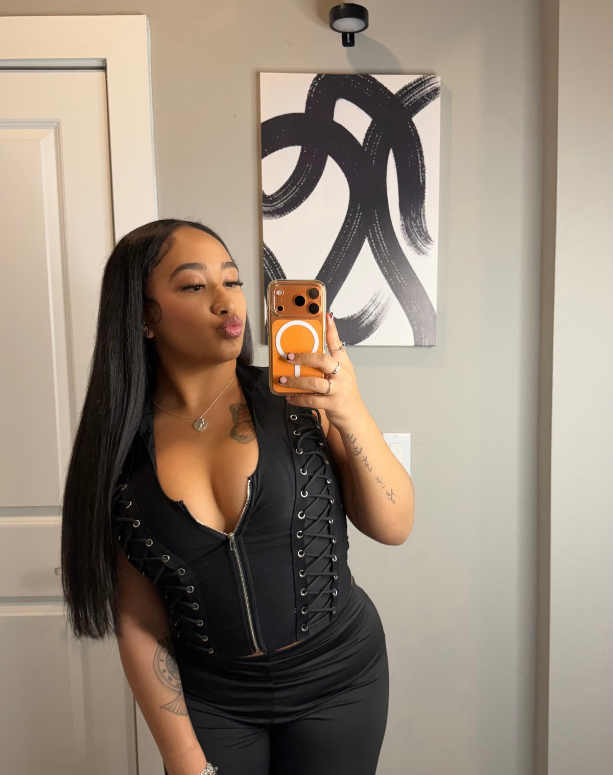 Tied Corset Top