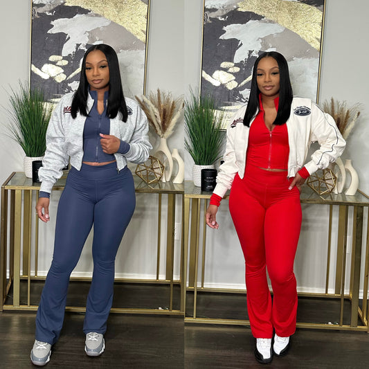 Cropped Varsity Jacket